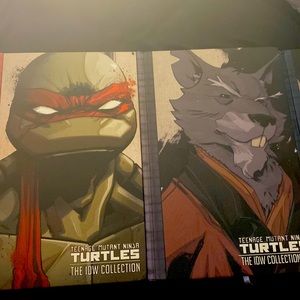 TMNT IDW Collection hard cover comic books